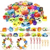Threading Toys for 2 Year Olds, Threading thread Montessori Toys