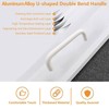 MOROBOR Aluminum Alloy Solid Round Handle, 96 mm Hole Centers