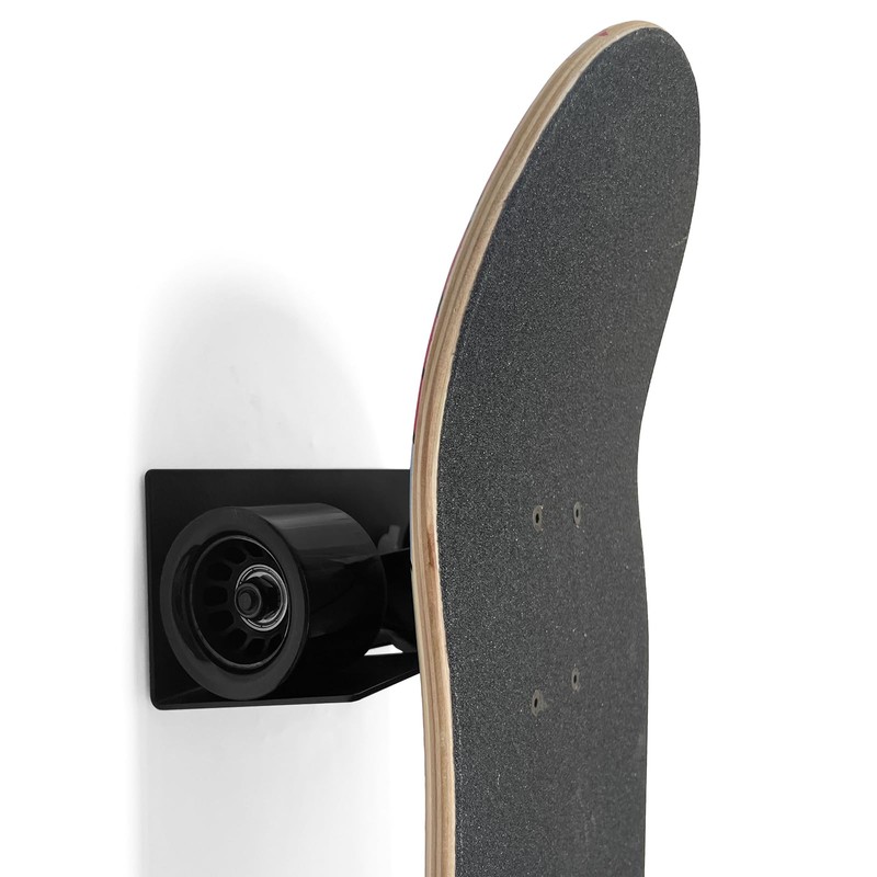 SINNNBLE 2 Pack Standard Skateboard Wall Mount Rack for Longboard