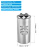 PATIKIL 70uF ±5% 70MDF 370/440V AC Fan Start Capacitor, CBB65
