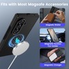 Maxdara for Z Fold 8 Ultra Case with Magnetic, Carbon