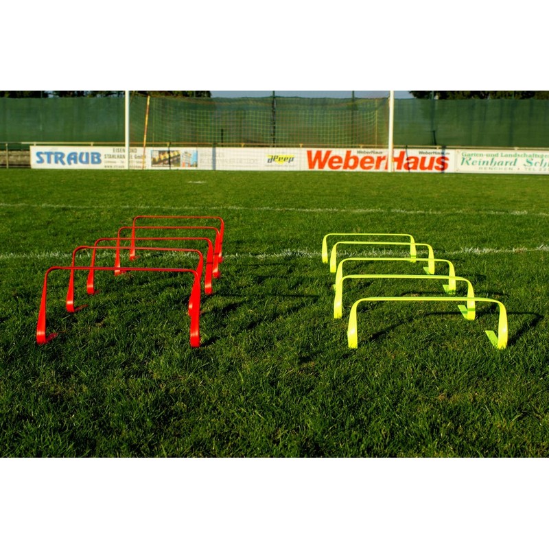Netsportique Flexible Hurdle Set of 5 - Red or Yellow
