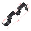 3 Pcs Double Curtain Pole Bracket, Curtain Rod Brackets Set,