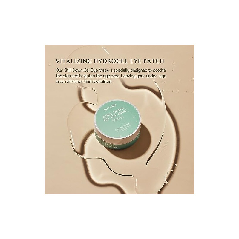 Mascarilla De Gel Chill Down 60Ea (30Pairs) - Parche De