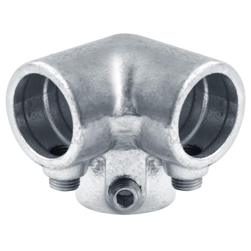 eoere 4 PCS Galvanized Pipe Fittings, Side Outlet Elbow 1"