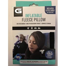 G FORCE Inflatable Fleece Pillow (BLK)