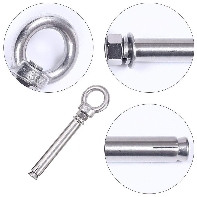 5 Pcs Anchor Eye Bolt Extension Eye Bolt Used to