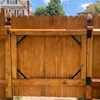 Mofeez Fence Gate Kit Iron Gate Hardware with Gate Latch
