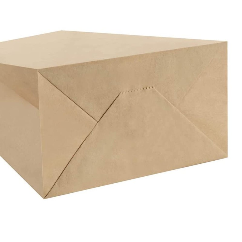 Assist-Box (L/500 Sheets) Courier Paper Bag, Square Bottom Bag, Medium,