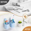 LEVERLOC Powerful Suction Cup Toothbrush Holder, No Drill Removable Wall
