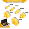 LFGUD Diamond Hole Saw Kit, 6-Piece Diamond Core Drill Bits