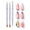 Beetles 3 Pcs Gel Nail Art Brushes Set Gel Polish