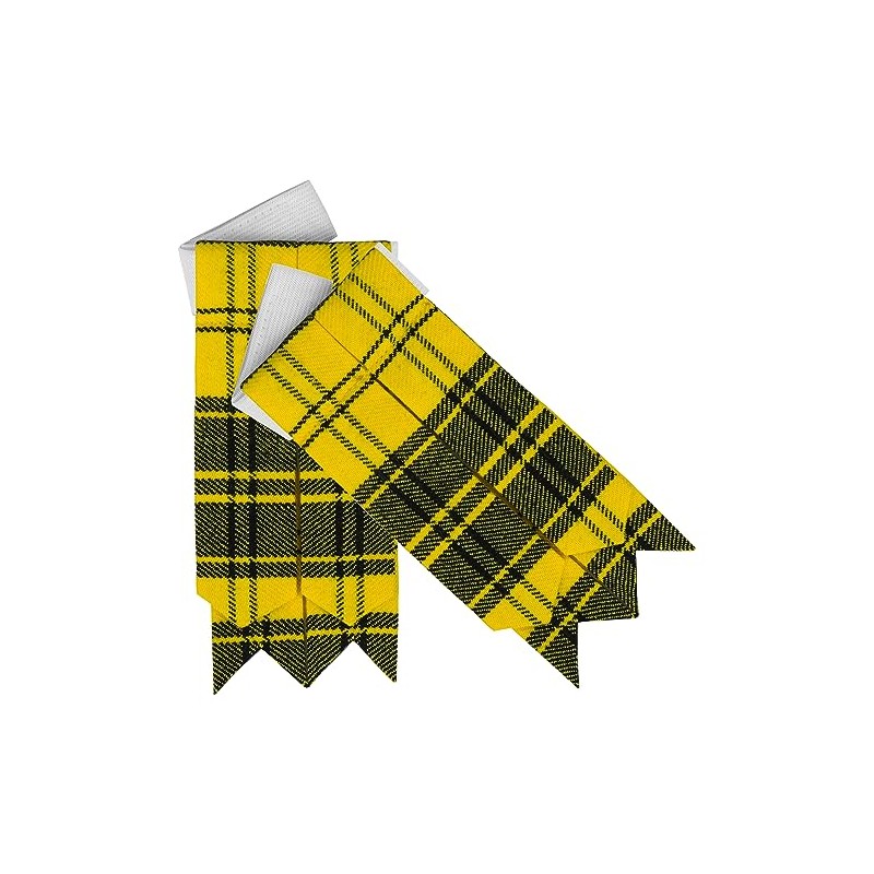 DSS KILTS Scottish Kilt Hose Flashes for Men-Socks Flashes for