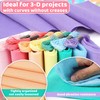 ZAIONE Pastel Soft Felt Sheets Bundle Rainbow Felt Sheets 7