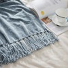 CozeCube Chenille Throw Blanket for Couch, Cozy Plush Fuzzy Decorative