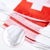 WXTWK Switzerland Flags Swiss Small Mini Pennant String Banner Flag