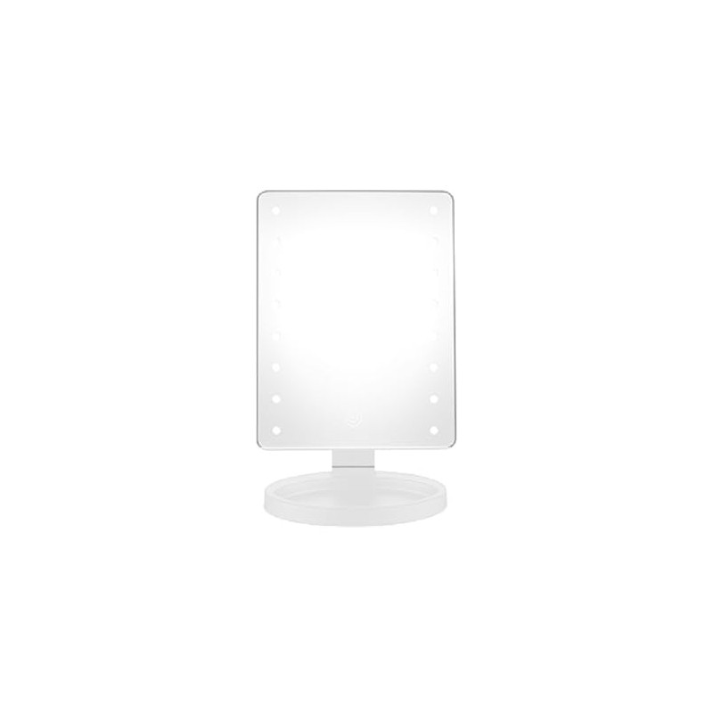 Aleissi | Espejo con Luz Led para Maquillaje con Base