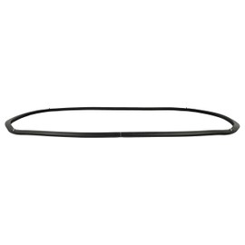 vhbw Türdichtung kompatibel mit Hotpoint FB862I#, FBG#, FB56C2I#, FB831I#, FBGI#, FC52CVI#, FB53I# - 43 x 32 x 0,8 cm, Mit Winkelhaken Schwarz