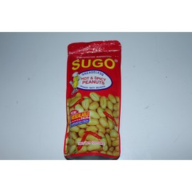 Sugo Hot and Spicy Peanuts Pack of Two 120 Grams a Pack