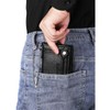 Men Wallet with Chain Vegan Faux Leather Bifold Wallet for