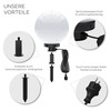 Outdoor Globe Light, White Garden Lamp, Splash-proof, Garden Light With
