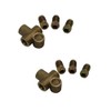 SHLPDFM 2pcs 3 Way T Shaped Brake Tee with 3