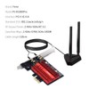 WiFi 6E AX210 (AXE5400) PCIe WiFi Card for Gaming PC