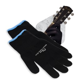 Guitar Glove, Bass Glove, Musician's Practice Glove -M- 2 Pack - fits either hand - COLOR: BLACK