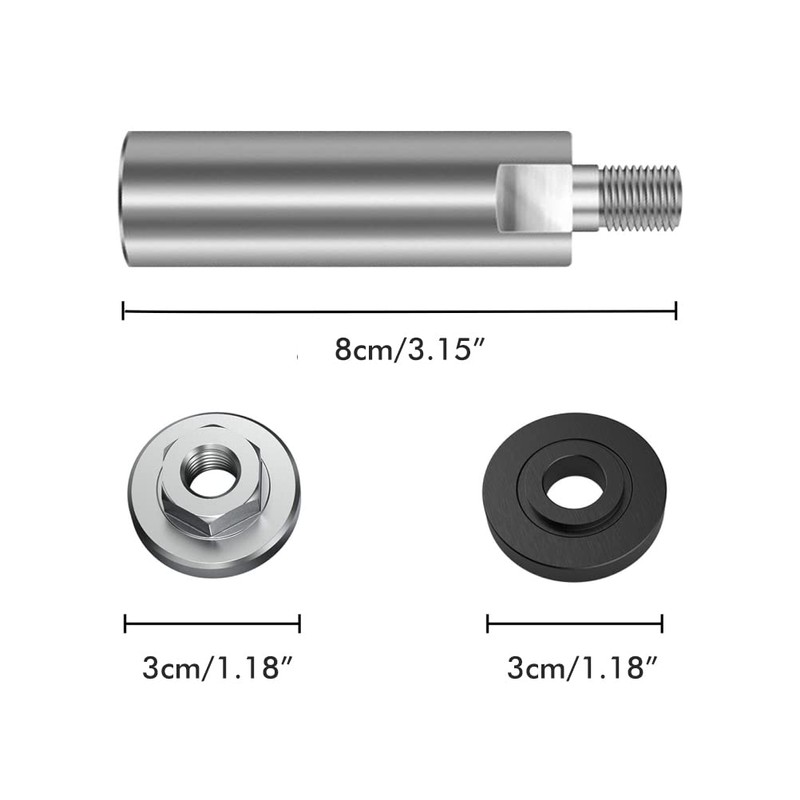 QCSTORE Angle Grinder Extension Connecting Rod Polishing Machine Angle Grinder