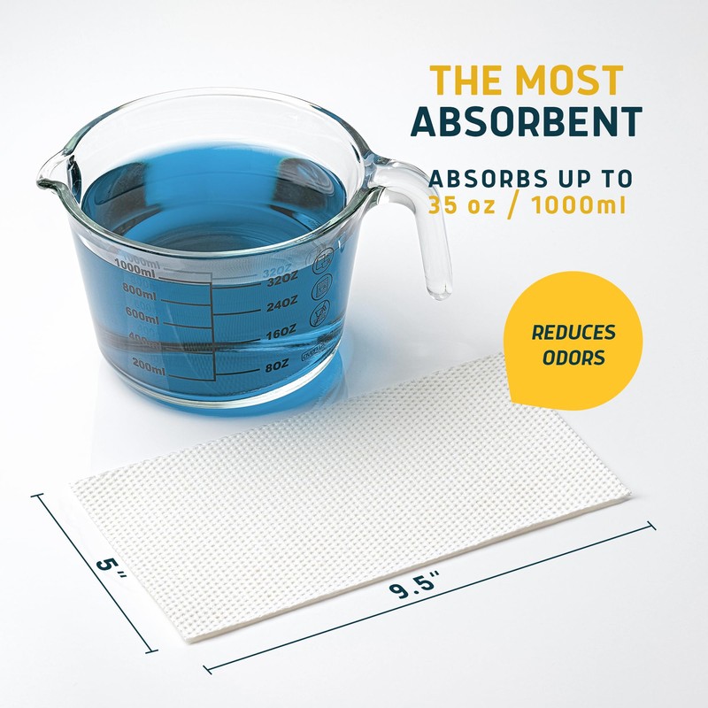 Lunderg Commode Liners with Absorbent Pads - Lemon Scent Medical