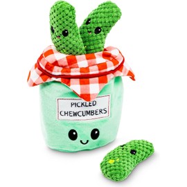 Pet Craft Supply Hide and Seek Plush Dog Toys Crinkle Squeaky Interactive Burrow Activity Puzzle Chew Fetch Treat Hiding Brain Stimulating Cute Funny Toy Bundle Pack for Small and Medium Dogs Puppies