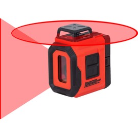 Johnson Level & Tool 40-6606 Self-Leveling 360 Degree Line Laser Level with Plumb Layout Line
