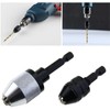 2 Pieces Keyless Drill Chuck - 1/4 Inch Hex Shank