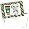 Thanks A Latte Coffee Themed Teacher Appreciation Blank Postcards To