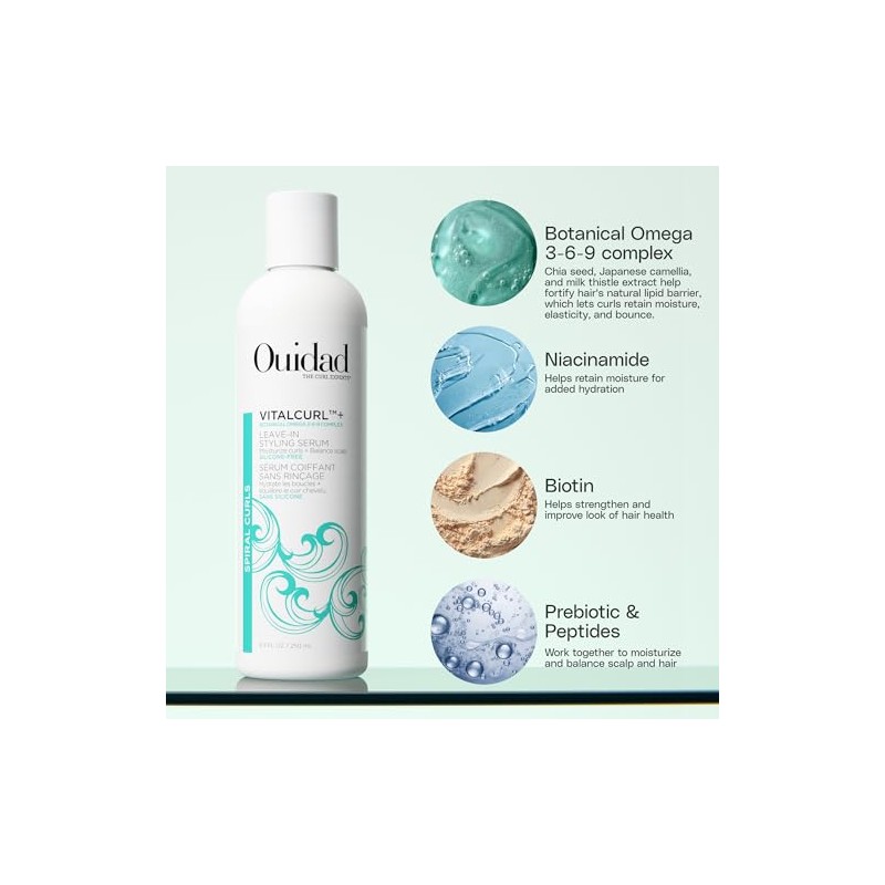 Ouidad VitalCurl+ Tress Effects Styling Curl Gel, 8.5 Fl Oz