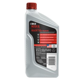 Valvoline MaxLife High Mileage Full Synthetic 5W-30 Motor Oil 1 Quart