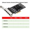 Quad-Port 2.5GBase-T PCIe Network Adapter RTL8125B 2500/1000/100Mbps PCI Express Gigabit