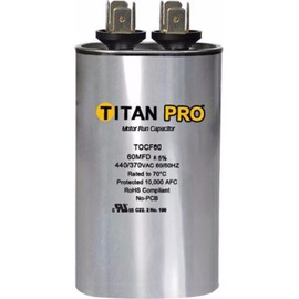 JS-Tecumseh TOCF15 Dual Rated Motor Run Capacitors Oval