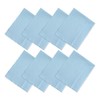 Pack of 8 glasses cleaning cloths, microfibre cloths for glasses,