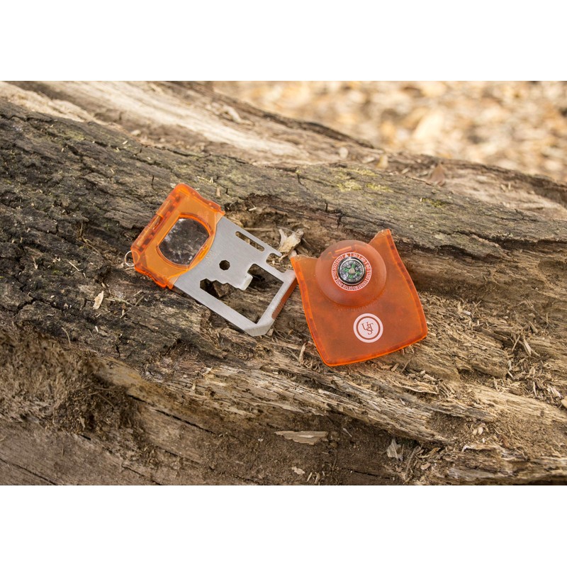 UST Unisex's Survival Card Multi-Tool-Orange, 16 x 9.5 x 1