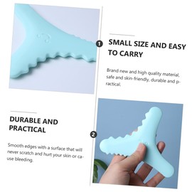 TOVINANNA Triangle Massage Stick Neck and Shoulder Massager Massage Roller for Home Salon Beauty Scrape Tool Random Color