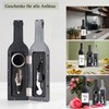 Geschenke für Frauen Männer, Wein Korkenzieher Zubehör Set mit 3