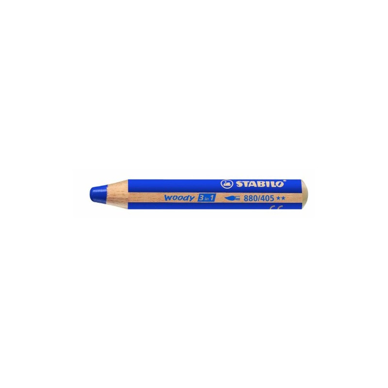 Stabilo woody 3 in 1 Pencils Extra Large Ultramarine Blue