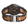 LeeEv Wooden Watches, Uwood Series Zebra Sandalwood Japanese Quartz Analog