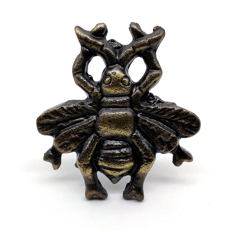 5MOONSUN5's Cast Iron Honey BEE knob Iron Cabinet Knobs Drawer