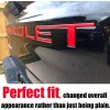 Custom 3D Raised Matte Red Tailgate letters for 2019-2023 Chevy
