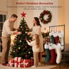 Christmas Stocking Holder Stand with 10 Hooks, Double Rods Stocking