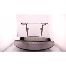 KA Depot Equus Laser Engraved Polish Stainless Steel License Plate Frame Chrome Screw Cap