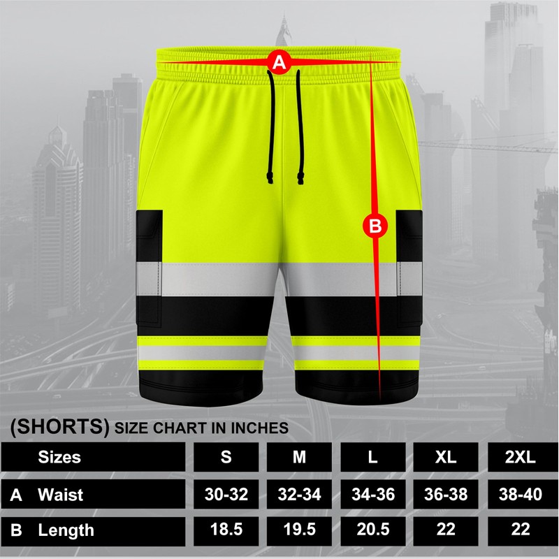 mymixtrendz Mens Reflective High Visibility Hi Viz Safety Work Wear