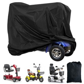 Idota Mobility Scooter Cover, Waterproof Mobility Scooter Cover, 210D Oxford Scooter Cover, Universal Tarpaulin for Mobility Scooter 140 x 66 x 91 cm